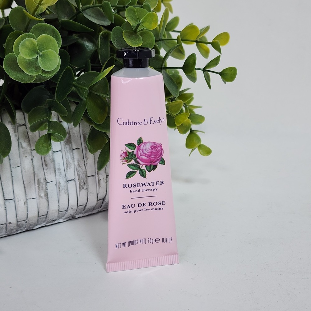Crabtree & Evelyn Rosewater Hand Therapy Cream 0.9 oz / 25 g Eau de Rose